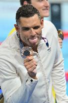 Paris 2024 - 50m Freestyle - Florent Manaudou Wins Bronze