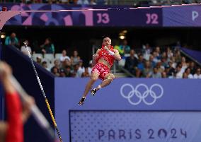 (PARIS2024) FRANCE-PARIS-OLY-ATHLETICS-POLE VALUT-MEN