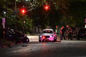 One Person Killed, One Person Injured In Vehicle Crash In Bronx New York