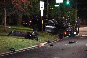 One Person Killed, One Person Injured In Vehicle Crash In Bronx New York