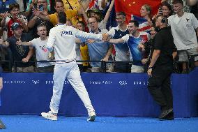 Paris 2024 - 50m Freestyle - Florent Manaudou Wins Bronze