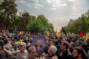 Funeral Procession For Hamas Leader Ismail Haniyeh - Tehran