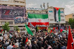 Funeral Procession For Hamas Leader Ismail Haniyeh - Tehran