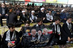 Iran’s Supreme Leader Prays Over Coffin of Ismail Haniyeh - Tehran