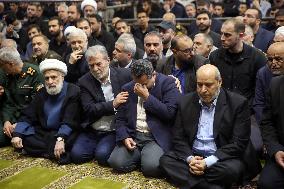 Iran’s Supreme Leader Prays Over Coffin of Ismail Haniyeh - Tehran