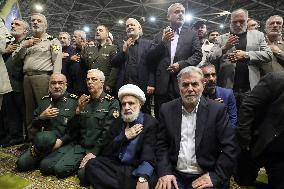 Iran’s Supreme Leader Prays Over Coffin of Ismail Haniyeh - Tehran