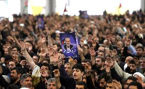 Iran’s Supreme Leader Prays Over Coffin of Ismail Haniyeh - Tehran