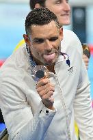 Paris 2024 - 50m Freestyle - Florent Manaudou Wins Bronze