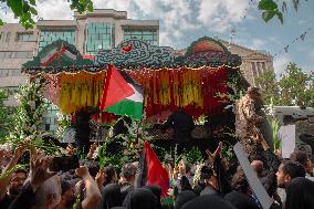 Funeral Procession For Hamas Leader Ismail Haniyeh - Tehran