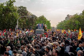 Funeral Procession For Hamas Leader Ismail Haniyeh - Tehran