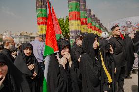 Funeral Procession For Hamas Leader Ismail Haniyeh - Tehran