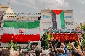 Funeral Procession For Hamas Leader Ismail Haniyeh - Tehran