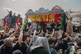 Funeral Procession For Hamas Leader Ismail Haniyeh - Tehran