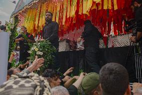 Funeral Procession For Hamas Leader Ismail Haniyeh - Tehran