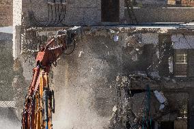 Israel Demolish Palestinian Homes In Nablus