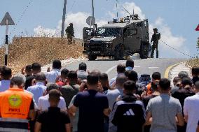 Palestinian Friday Prayer to Protest Assassination of Ismail Haniyeh - Nablus