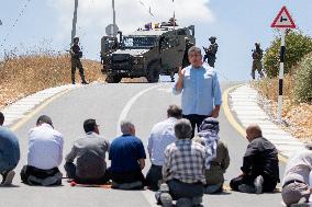 Palestinian Friday Prayer to Protest Assassination of Ismail Haniyeh - Nablus