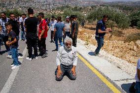 Palestinian Friday Prayer to Protest Assassination of Ismail Haniyeh - Nablus