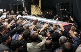 Iran’s Supreme Leader Prays Over Coffin of Ismail Haniyeh - Tehran