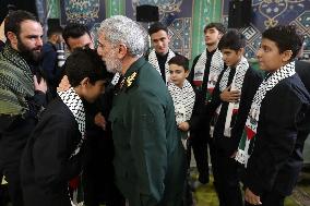 Iran’s Supreme Leader Prays Over Coffin of Ismail Haniyeh - Tehran