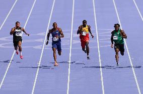 (PARIS2024) FRANCE-PARIS-OLY-ATHLETICS-100M-MEN