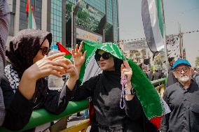 Funeral Procession For Hamas Leader Ismail Haniyeh - Tehran