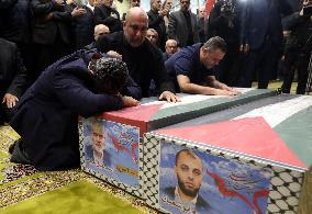 Iran’s Supreme Leader Prays Over Coffin of Ismail Haniyeh - Tehran