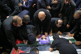 Iran’s Supreme Leader Prays Over Coffin of Ismail Haniyeh - Tehran