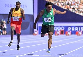 (PARIS2024) FRANCE-PARIS-OLY-ATHLETICS-100M-MEN