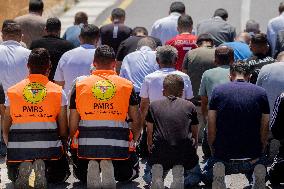 Palestinian Friday Prayer to Protest Assassination of Ismail Haniyeh - Nablus