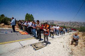 Palestinian Friday Prayer to Protest Assassination of Ismail Haniyeh - Nablus