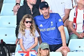 Paris 2024 - Andy Murray In the Stands at Hockey