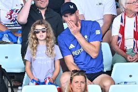 Paris 2024 - Andy Murray In the Stands at Hockey