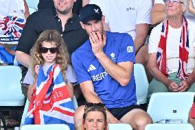 Paris 2024 - Andy Murray In the Stands at Hockey