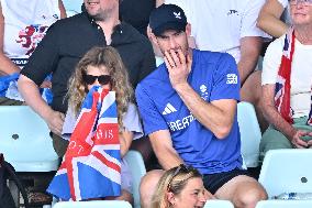 Paris 2024 - Andy Murray In the Stands at Hockey