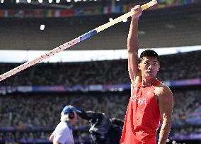 (PARIS2024) FRANCE-PARIS-OLY-ATHLETICS-POLE VALUT-MEN