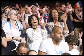 Paris 2024 - Rachida Dati at Teddy Riner Victory