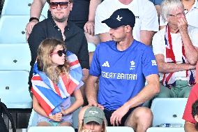 Paris 2024 - Andy Murray In the Stands at Hockey