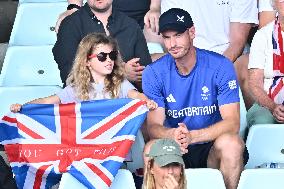 Paris 2024 - Andy Murray In the Stands at Hockey