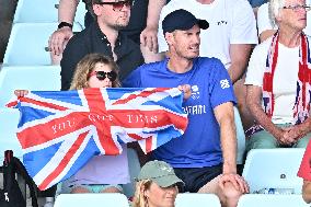 Paris 2024 - Andy Murray In the Stands at Hockey