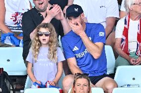 Paris 2024 - Andy Murray In the Stands at Hockey