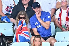 Paris 2024 - Andy Murray In the Stands at Hockey