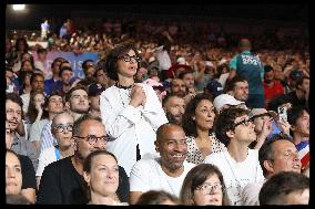 Paris 2024 - Rachida Dati at Teddy Riner Victory