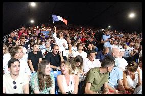 Paris 2024 - Rachida Dati at Teddy Riner Victory