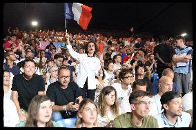 Paris 2024 - Rachida Dati at Teddy Riner Victory