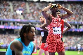 (PARIS2024) FRANCE-PARIS-OLY-ATHLETICS-100M-MEN