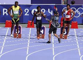 (PARIS2024) FRANCE-PARIS-OLY-ATHLETICS-100M-MEN