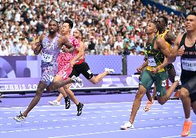 (PARIS2024) FRANCE-PARIS-OLY-ATHLETICS-100M-MEN