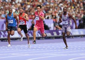 (PARIS2024) FRANCE-PARIS-OLY-ATHLETICS-100M-MEN