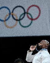 Paris 2024 - Teddy Riner final in the men + 100kg